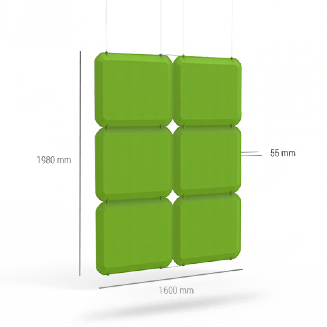 Hanging Screen Prim Evaluated By Acousticfacts - Composite Material (650x650), Png Download