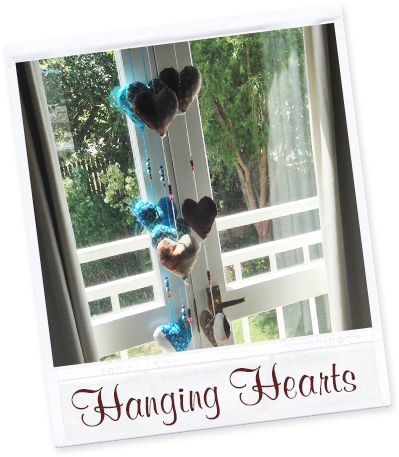 Hanging-hearts - Birthday Wishes Greeting Rubber Stamp By Drs Designs (400x501), Png Download