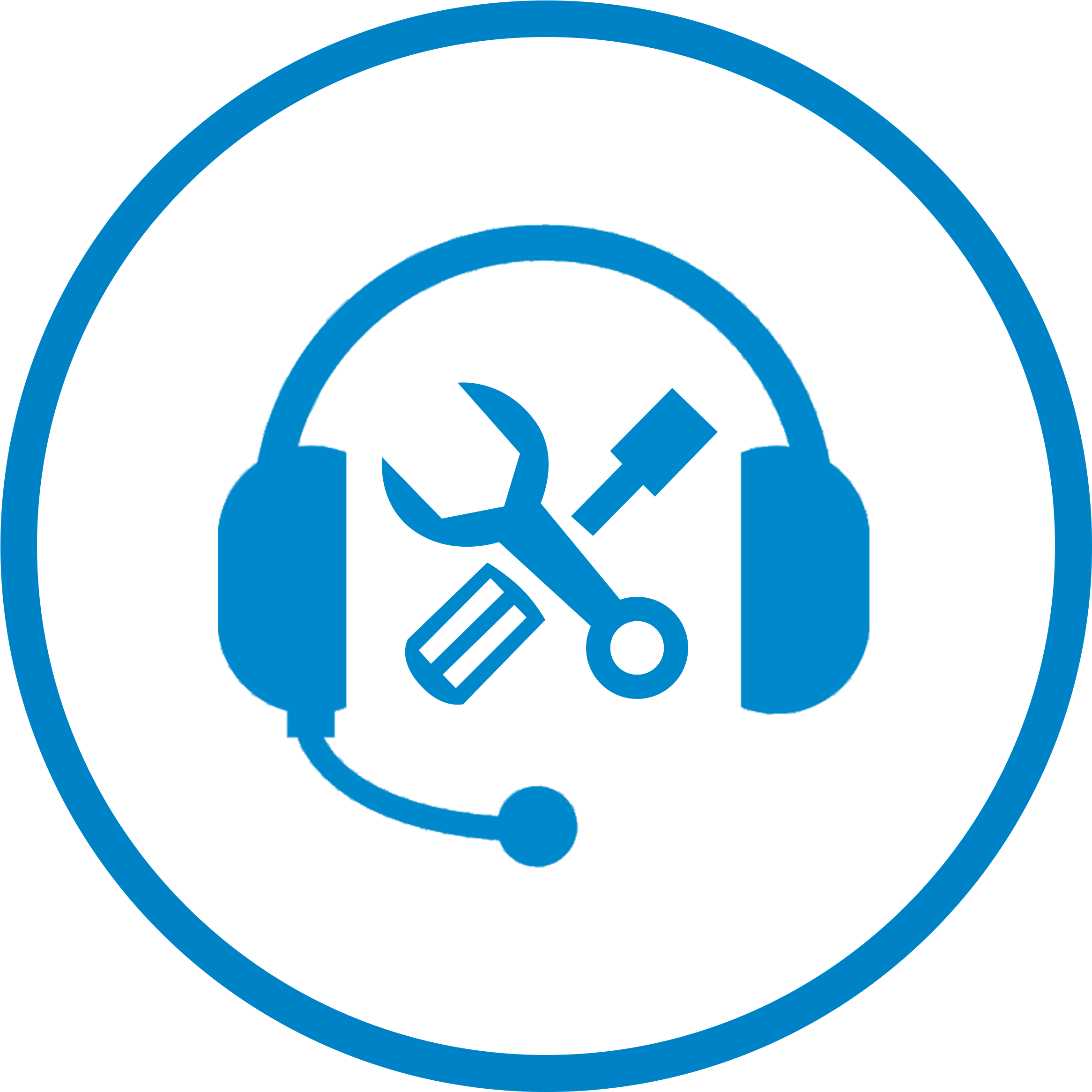 It Support & Consulting - Circle (2400x2400), Png Download