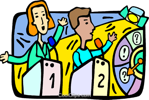 Television Game Show Royalty Free Vector Clip Art Illustration - Television (480x322), Png Download