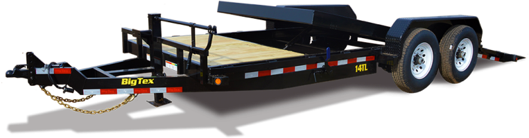 2017 Big Tex 14tl - 14 Tl Big Tex Trailer (800x247), Png Download