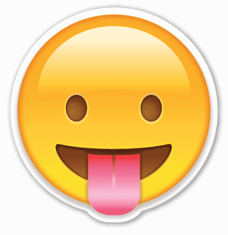 Tongue Face Emoji Png (465x480), Png Download