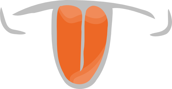 Tongue Clip Art At Clker - Sabor Png (600x311), Png Download