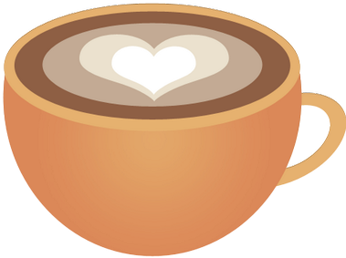 Art In My Coffee - Transparent Latte Clipart (400x400), Png Download