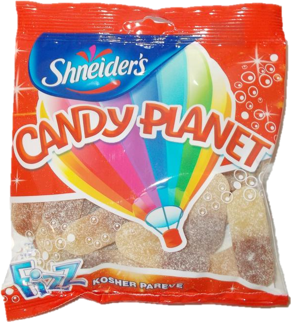 Candy Planet Sour Tounge Cola 150g - Shneider's Candy Planet Gummy Bears (690x690), Png Download
