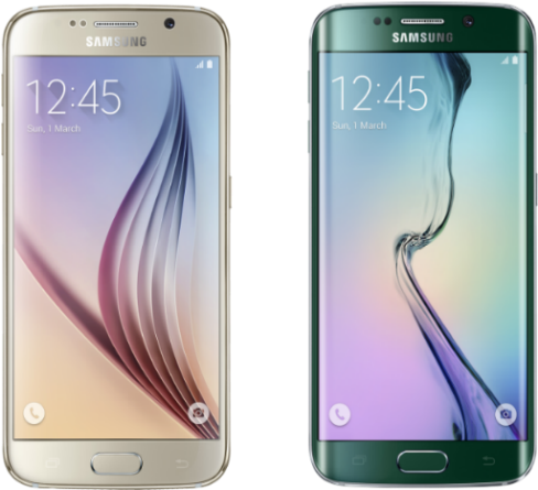 Samsung S6 Edge Blue Topaz (800x450), Png Download