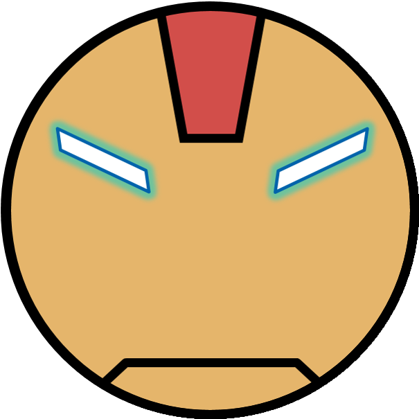 Iron Man Emojiartwork - Iron Man (604x631), Png Download
