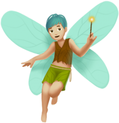 Fairy Emoji Png (500x500), Png Download