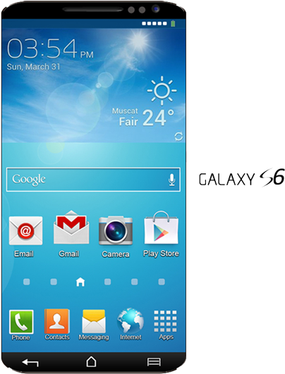 Samsung Galaxy S6 Case Mirror (450x533), Png Download