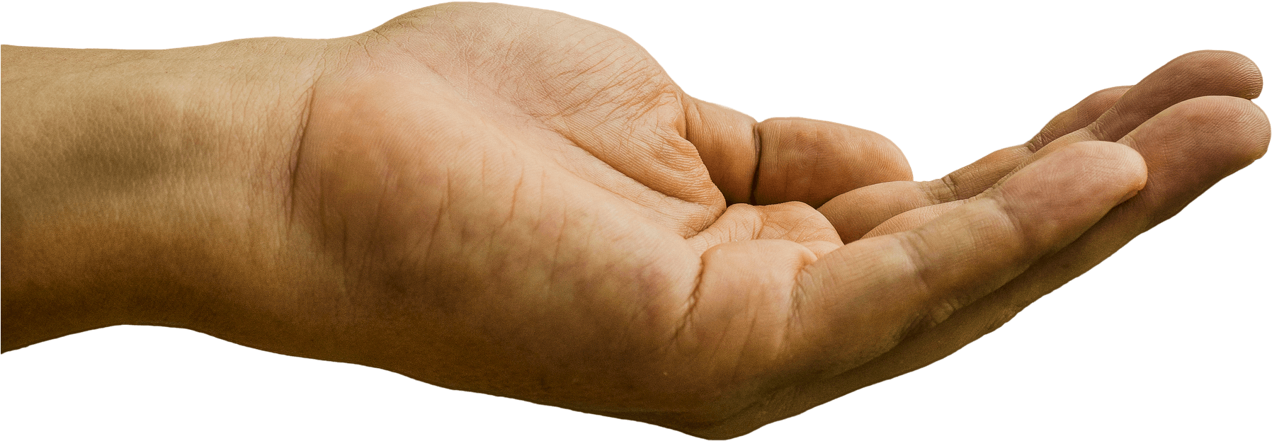 Hand Out To Receive Money - Palm Up Palm Down (1920x1440), Png Download