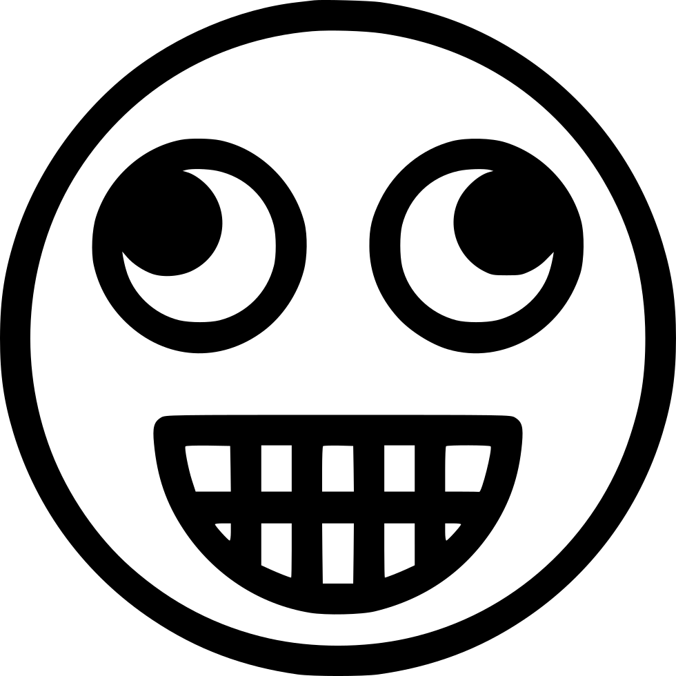 Dumb Comments - Emoji For Stupid Black And White (980x980), Png Download