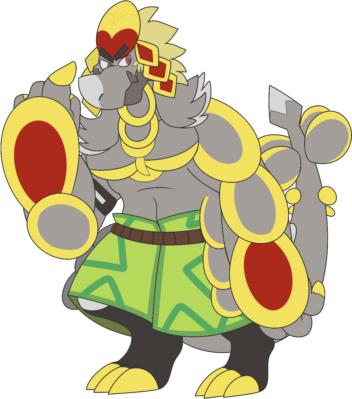 He's Gommo, The Protector Of The Dragonspiral Tower - Cartoon (1216x1347), Png Download