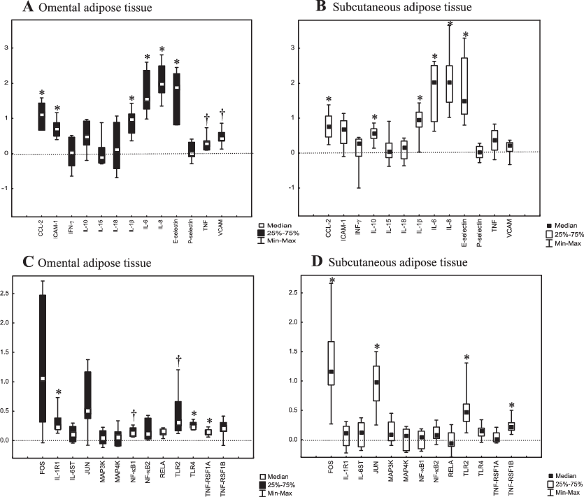 Relative Adipose Tissue Mrna Gene Expression After - Diagram (835x711), Png Download
