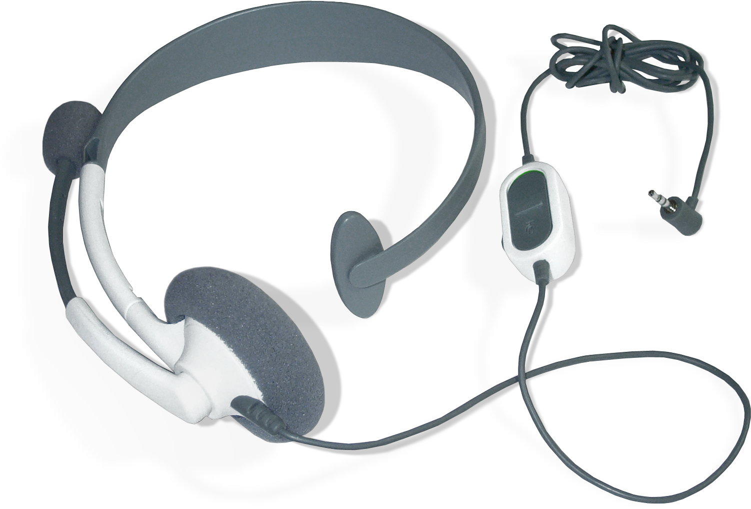360 Wired Headset - Xbox 360 Official Headset (1760x1168), Png Download