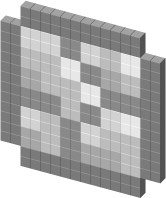 View Favicon On T-shirt - Terraria Stone Block (340x431), Png Download