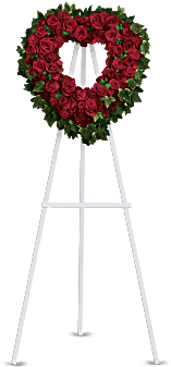 More Views - Heart Shaped Flower Arrangement In Rose (272x340), Png Download