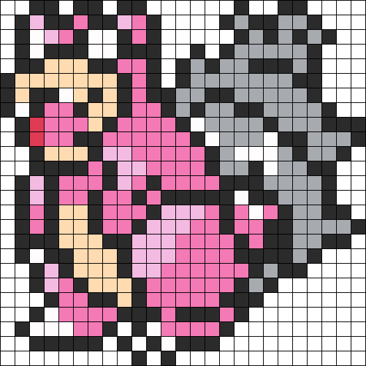 Slowbro Perler Bead Pattern / Bead Sprite - Slowbro (526x526), Png Download