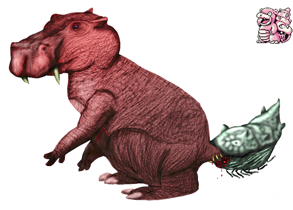 I Can't Believe I Forgot To Post These Here Prepare - Slowbro In Real Life (1100x773), Png Download