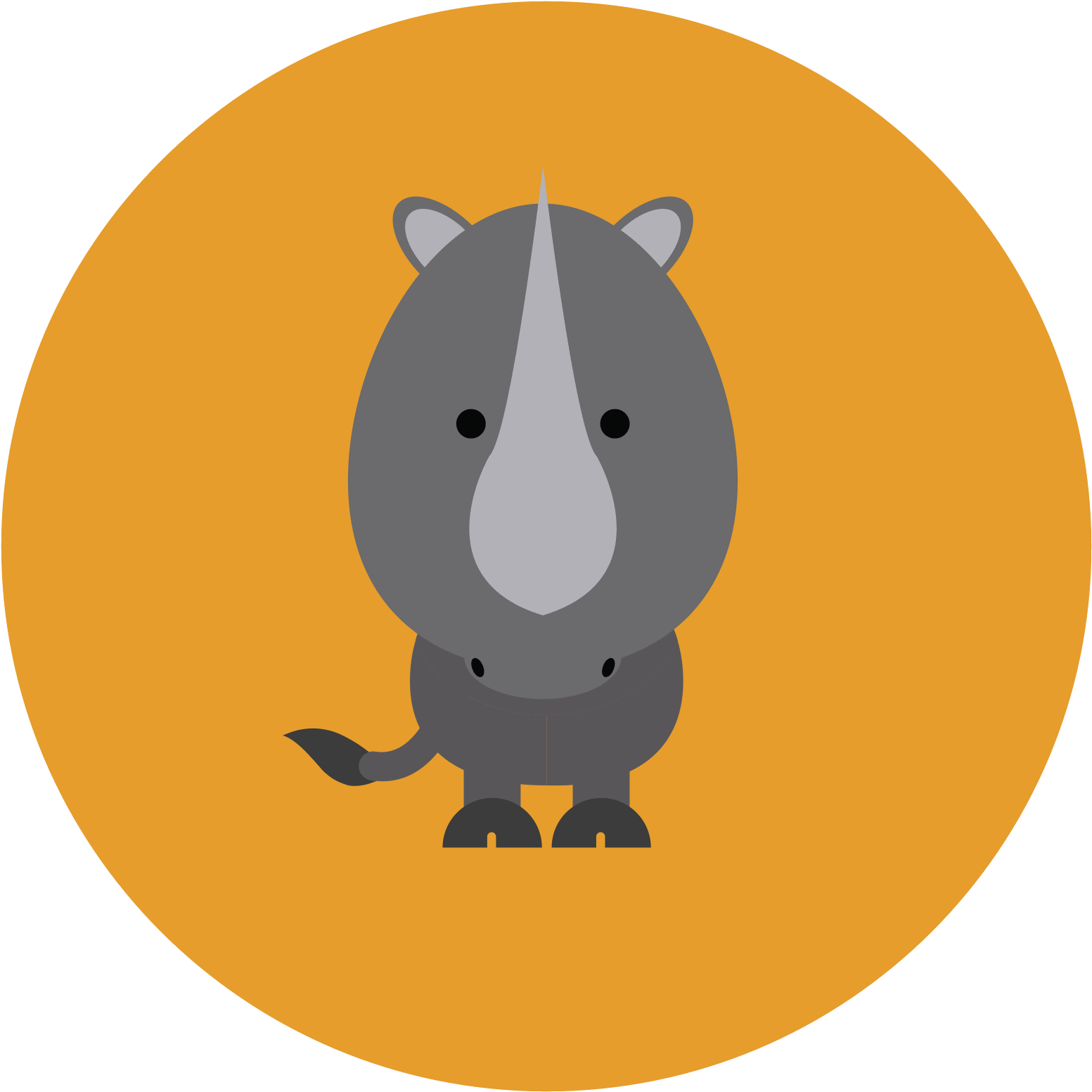 Rhinoceros Icon - Sports (1600x1600), Png Download