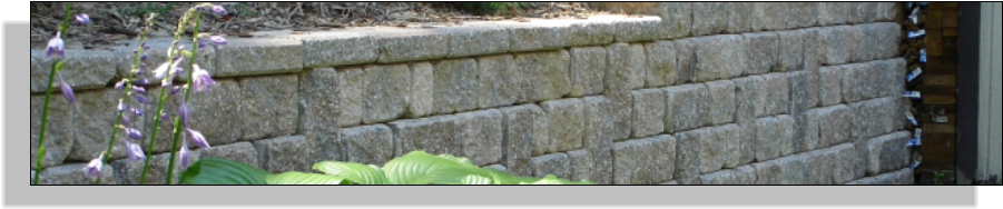 Decorative Stone Block Retaining Walls - Retaining Wall Blocks (905x194), Png Download