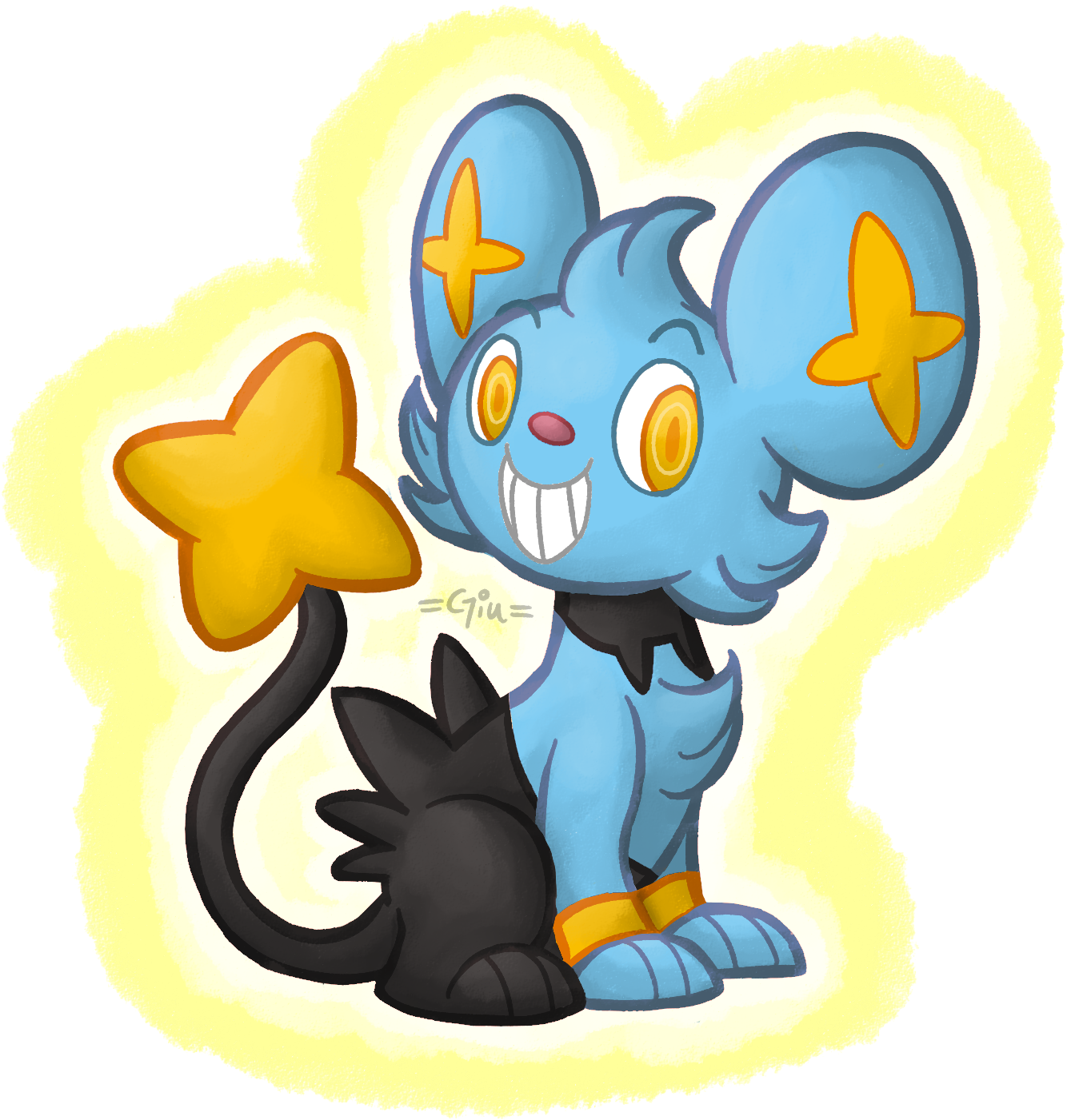 Fav Electric Type - Cartoon (1384x1450), Png Download