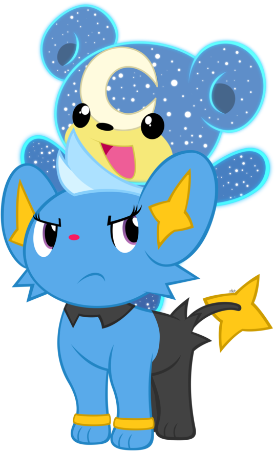 Navitaserussirus, Duo, Pokémon, Safe, Shinx, Simple - Teddiursa (1024x1024), Png Download