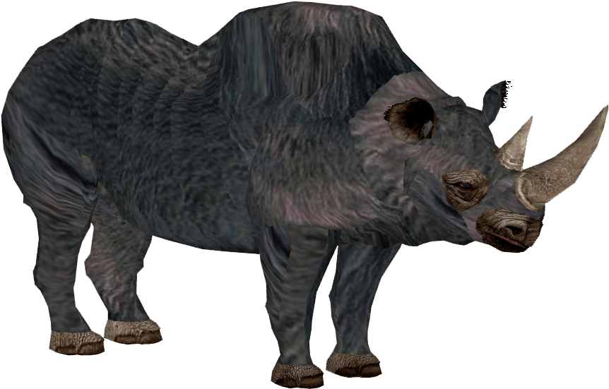 Woolly Rhinoceros - Woolly Rhino Zt2 (861x861), Png Download