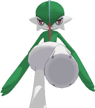 Gallade Pov Stomp - Cartoon (640x360), Png Download