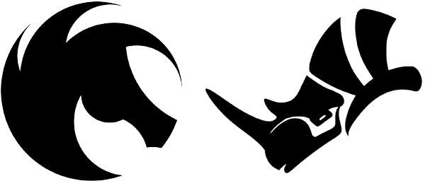 The Arion For Rhinoceros Logo - Rhinoceros Logo Black And White (600x256), Png Download