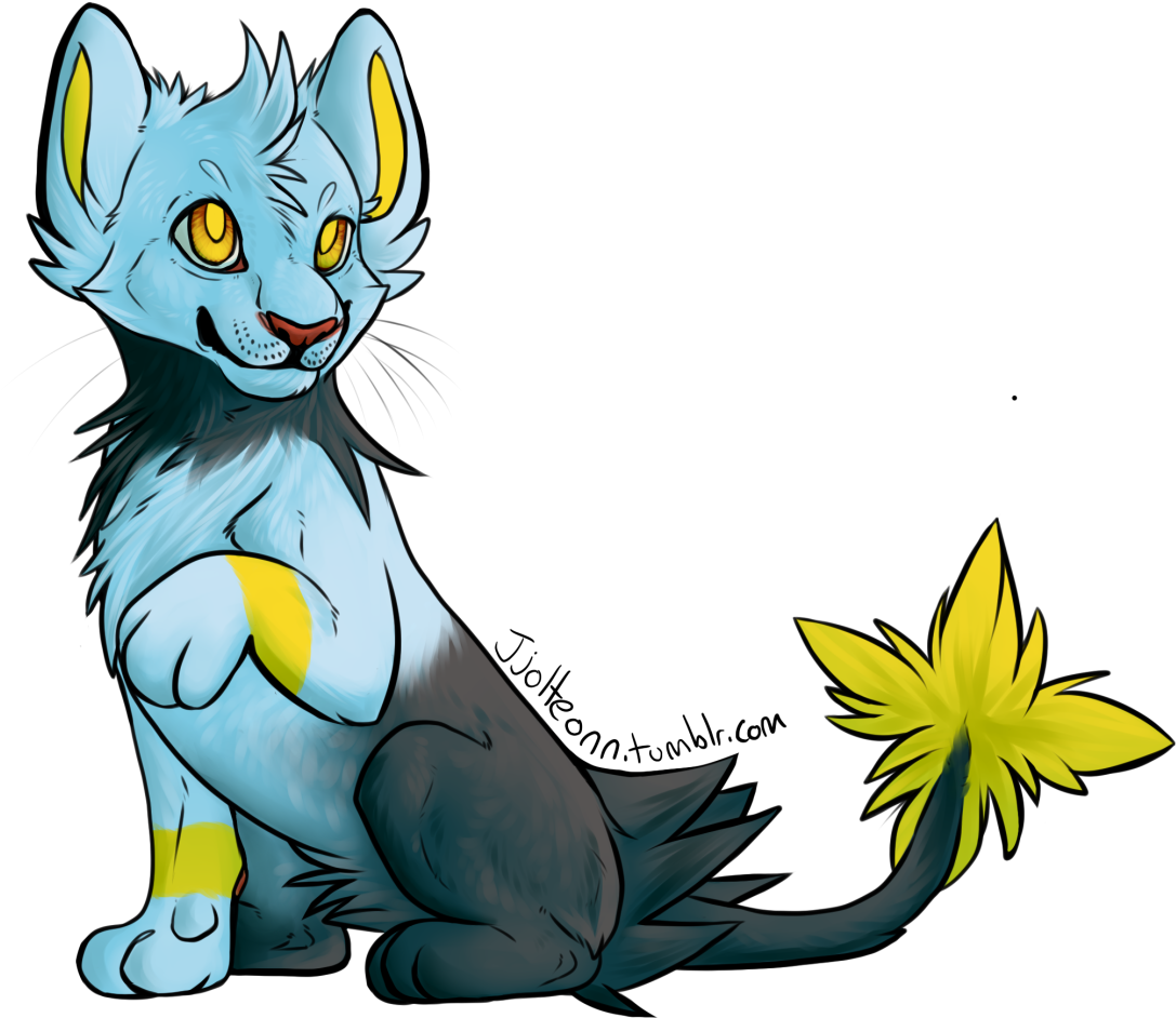 I Made A Shinx He's Transparent So You Can Put Him - Linkback (1280x1165), Png Download
