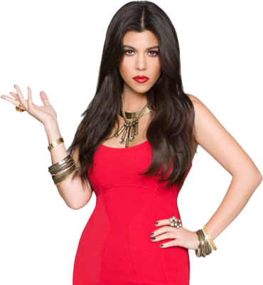 Kourtney Kardashian Official - Kourtney Kardashian Transparent (370x400), Png Download