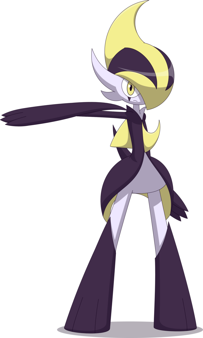 Image Result For Gallade Fusions - Fan Art (693x1151), Png Download