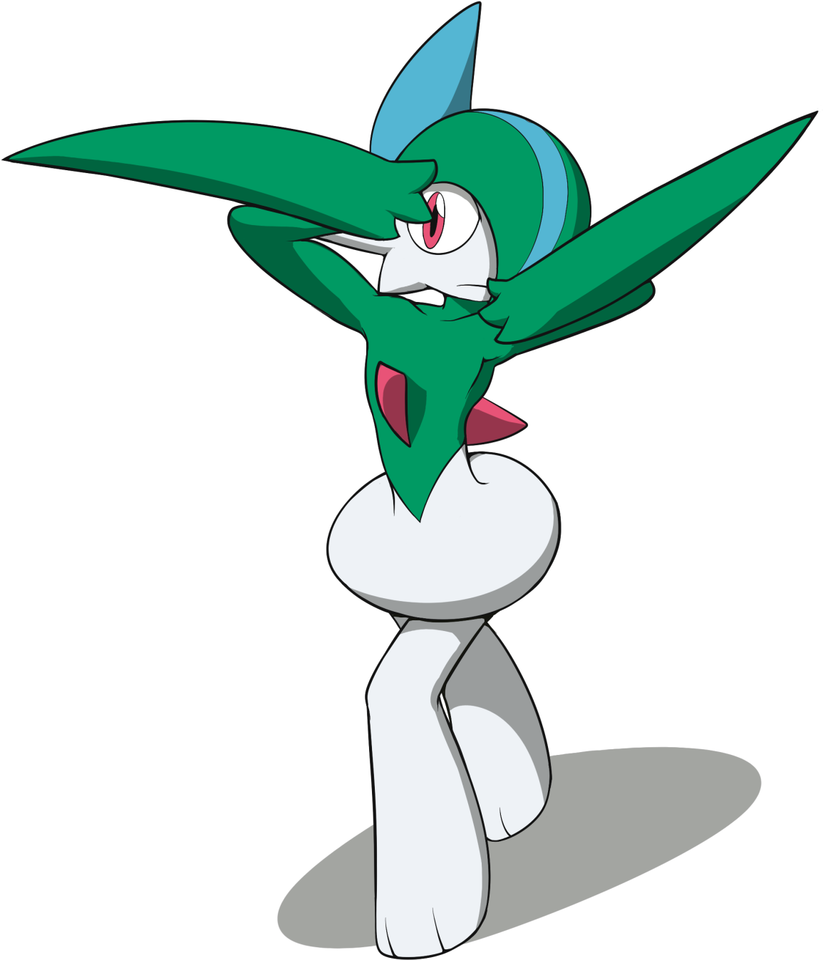 Shy Gallade - Portable Network Graphics (1280x1437), Png Download