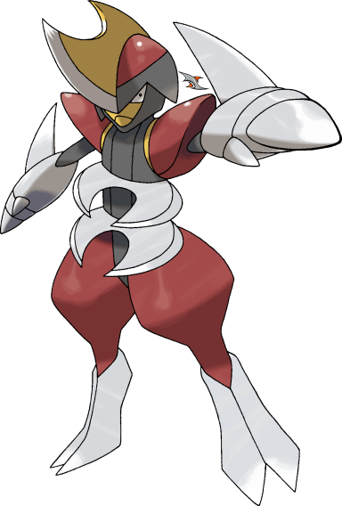 Like How They Did It With Gallade/gardevoir - Pokemon Bisharp (384x568), Png Download