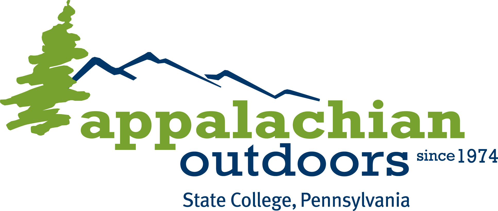 Appalachian Outdoors - Appalachian Outdoors Logo Png (1933x821), Png Download