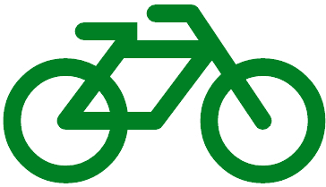 Vector Png Bicycle Icon (364x365), Png Download