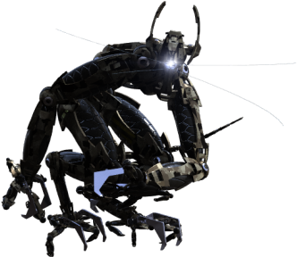Sci Fi Robot Rigged 3d Model Rigged Lwo Lw Lws 2 - Weevil (625x352), Png Download