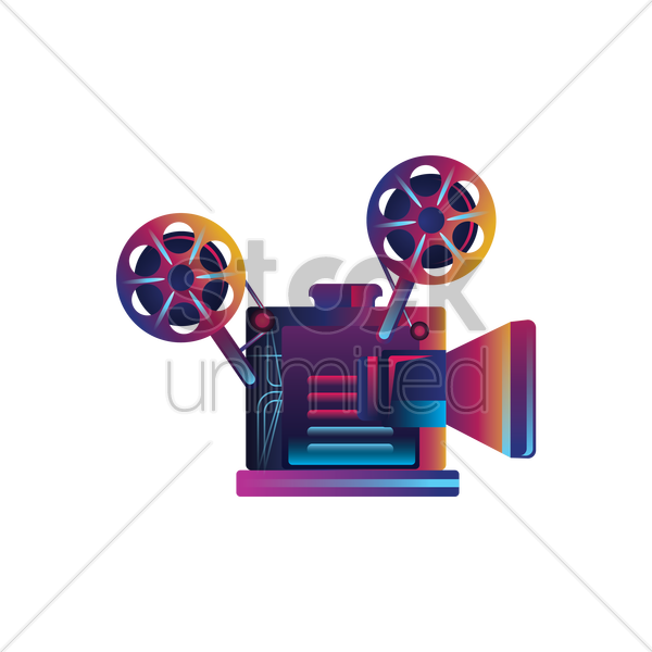 Film Camera Vector Image Stockunlimited Graphic - Cinema Camera Vector Png (600x600), Png Download