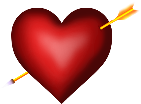 Corazon Imágenes De Amor Con Movimiento Frases - Emoticones De Whatsapp Corazon Flechado (483x365), Png Download