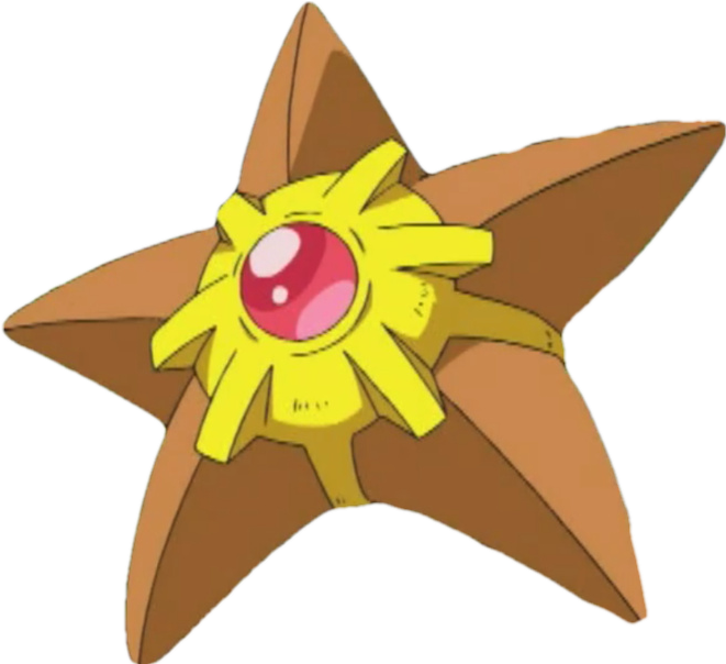 Staryu Anime Official Vector By Pkanimelover - Dessert (760x703), Png Download