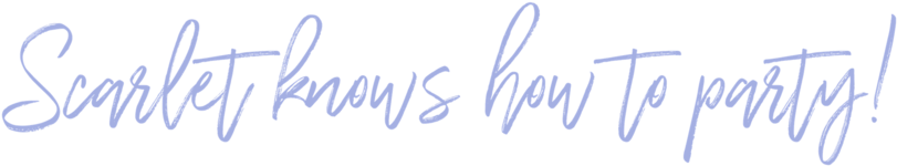 Scarlet Knows How To Party - Calligraphy (1000x210), Png Download