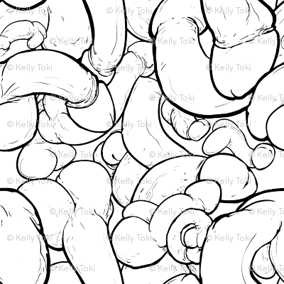 Graffiti Style Dick Pattern Back - Graffiti (400x400), Png Download