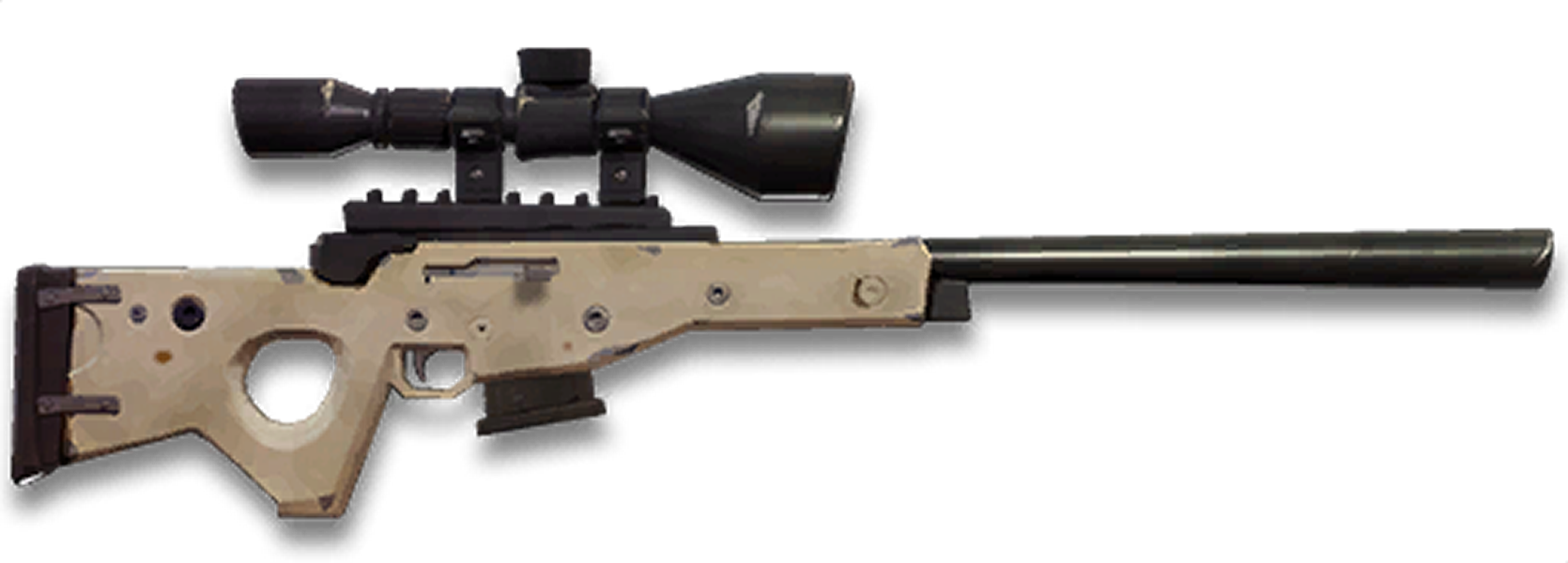 Sniper Info - Bolt Action Sniper Fortnite (1670x600), Png Download