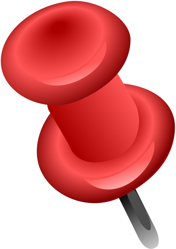 Clip Arts Related To - Push Pin Clip Art (566x800), Png Download
