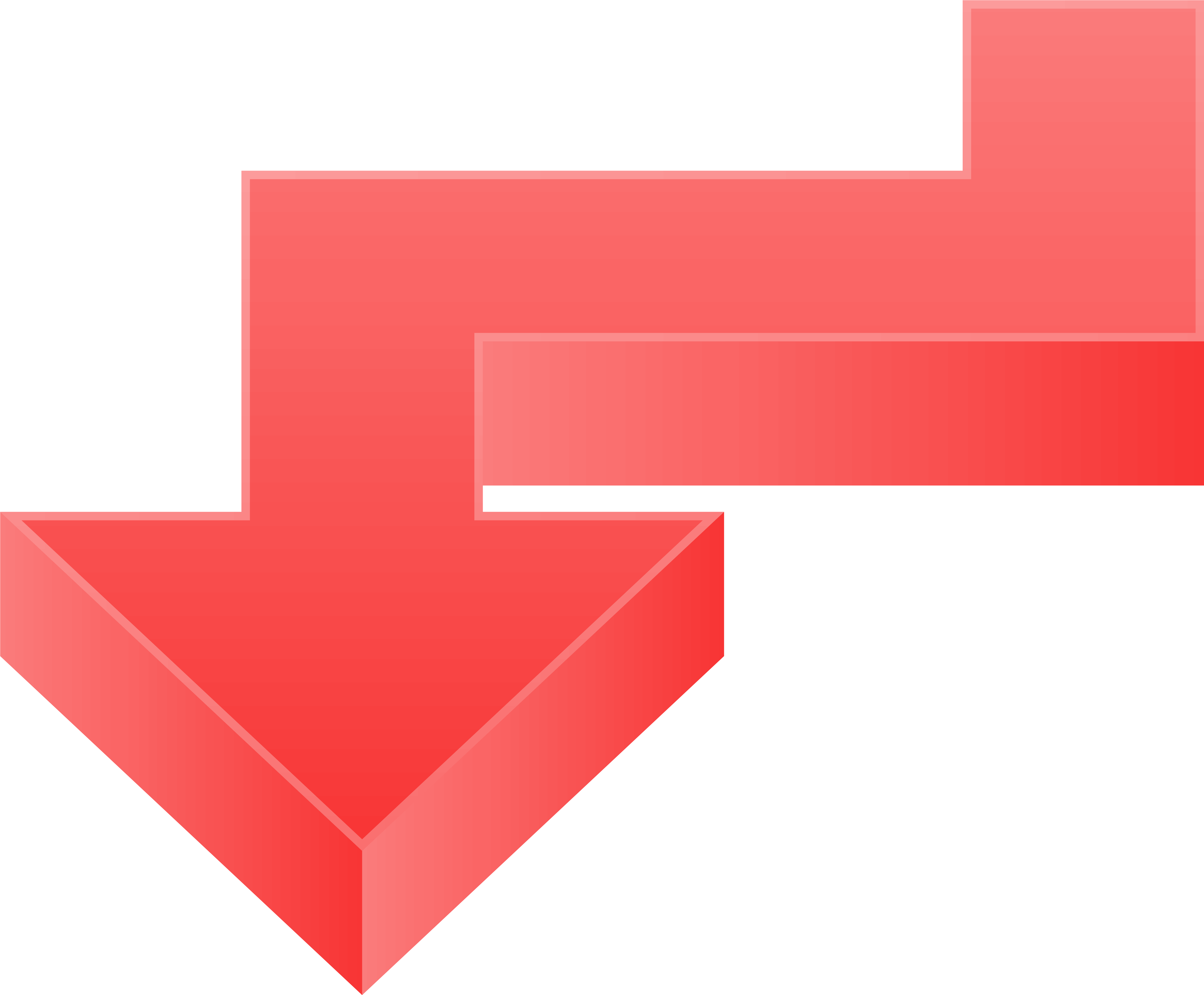 Arrow Down Transparent (6029x4984), Png Download