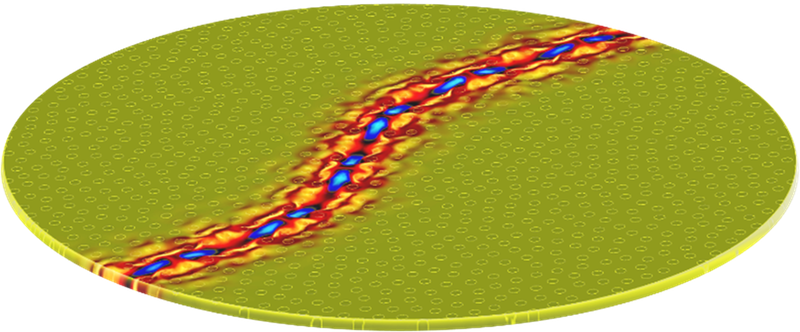 Simulations Show That Phononic Structures With A Bit - Circle (800x332), Png Download