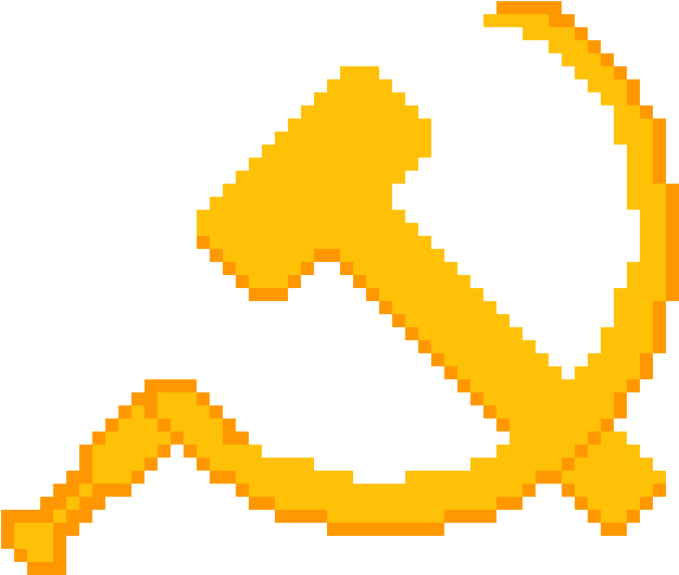 Hammer And Sickle - Calligraphy (1200x1200), Png Download