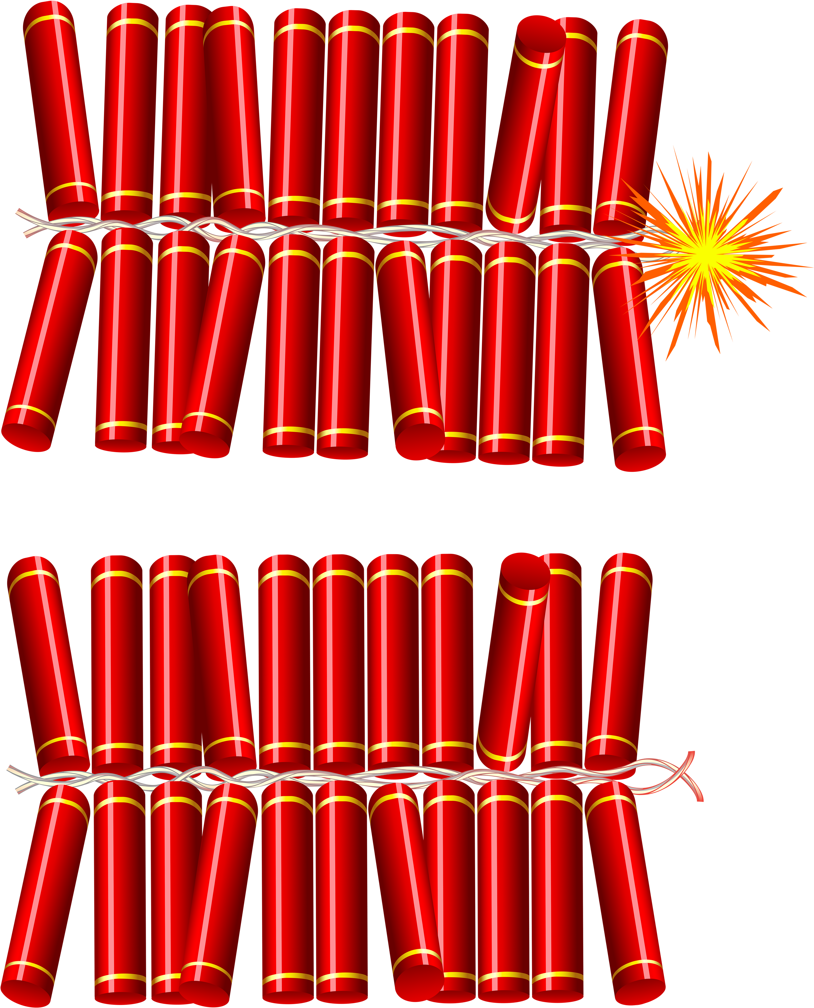 Clipart Fireworks Crackers (3600x4461), Png Download