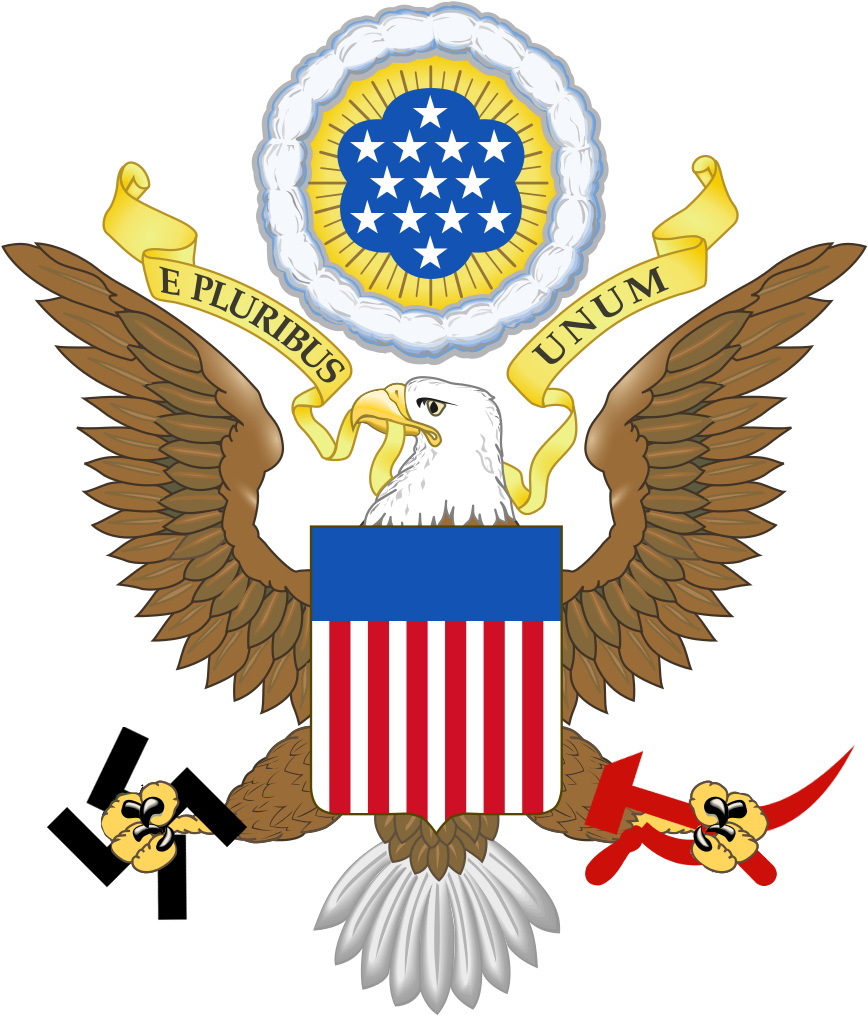 Styxhexenhammer666 On Twitter - Escudo De Armas De Estados Unidos (970x1024), Png Download