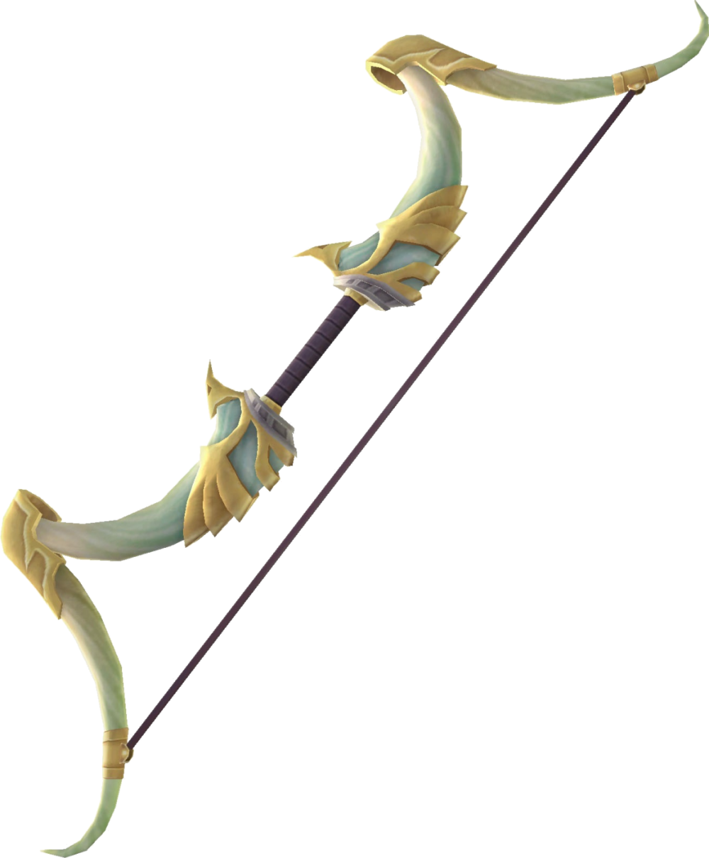 Sacred Bow - Breath Of The Wild Link Bow And Arrows (1000x1209), Png Download